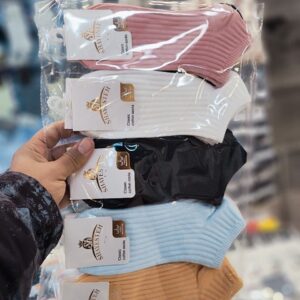 جوراب مچی زنانه کبریتی رنگ فانتزی شایسته (10جفتی)