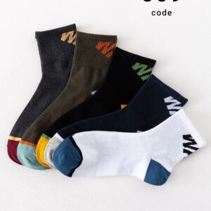 جوراب نیم ساق مردانه طرح WHM کد 509 پاران (10جفت)