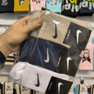 جوراب نیم ساق اسپرت نایک 6 رنگ نعمتی (12جفتی)