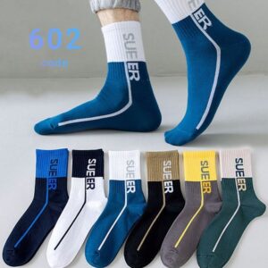 جوراب ساقدار مردانه طرح sueer کد 602 پاران (10جفت)