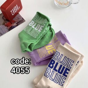 جوراب ساقدار اسپرت طرح blue کد 4055 لادن (10جفتی)