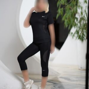 ست تیشرت شلوارک ورزشی زنانه کد 10073 ( تک عددی)