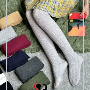 جوراب شلواری زنونه طرح بافت گندمی مارک میس لی (پک 3 تایی)