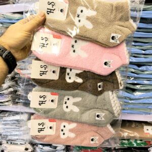 جوراب مچی زنانه لب ژور خرگوش بوکله زمستونی poc (10جفتی)