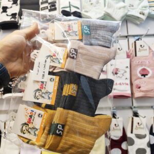 جوراب نیم ساق بچگانه 4 سایز طرح sp کد 138 شادی (12جفتی)