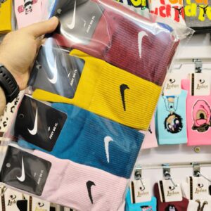 جوراب ساقدار اسپرت نایک 12 کش اسپرت رنگ مسعود (12 جفتی)